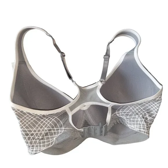 NWT Danskin 34DDD/1X Heather Grey Sports Bra - Picture 2 of 9
